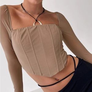 Princess Polly Beverly Long Sleeve Top